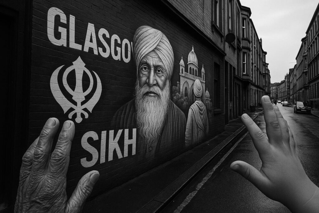 Jasleen Kaur’s Glasgow mural honours her Sikh roots and champions accessible art education