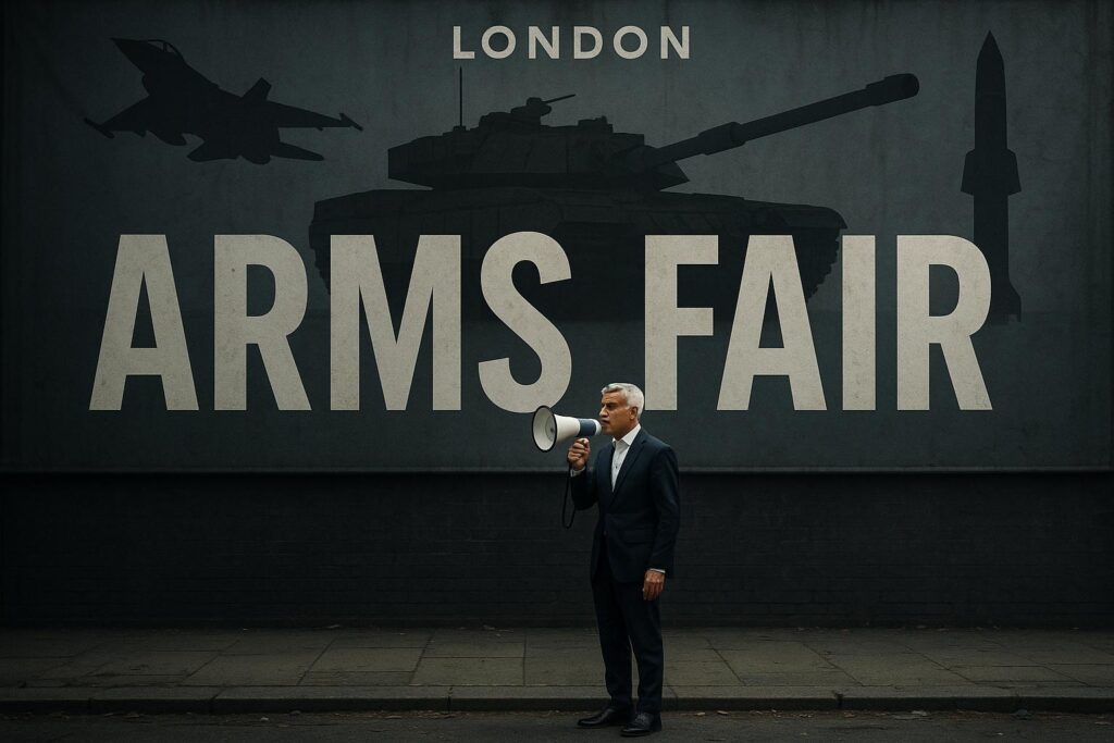 London Mayor’s focus on arms fair condemns priorities amid rising crime and public service failures